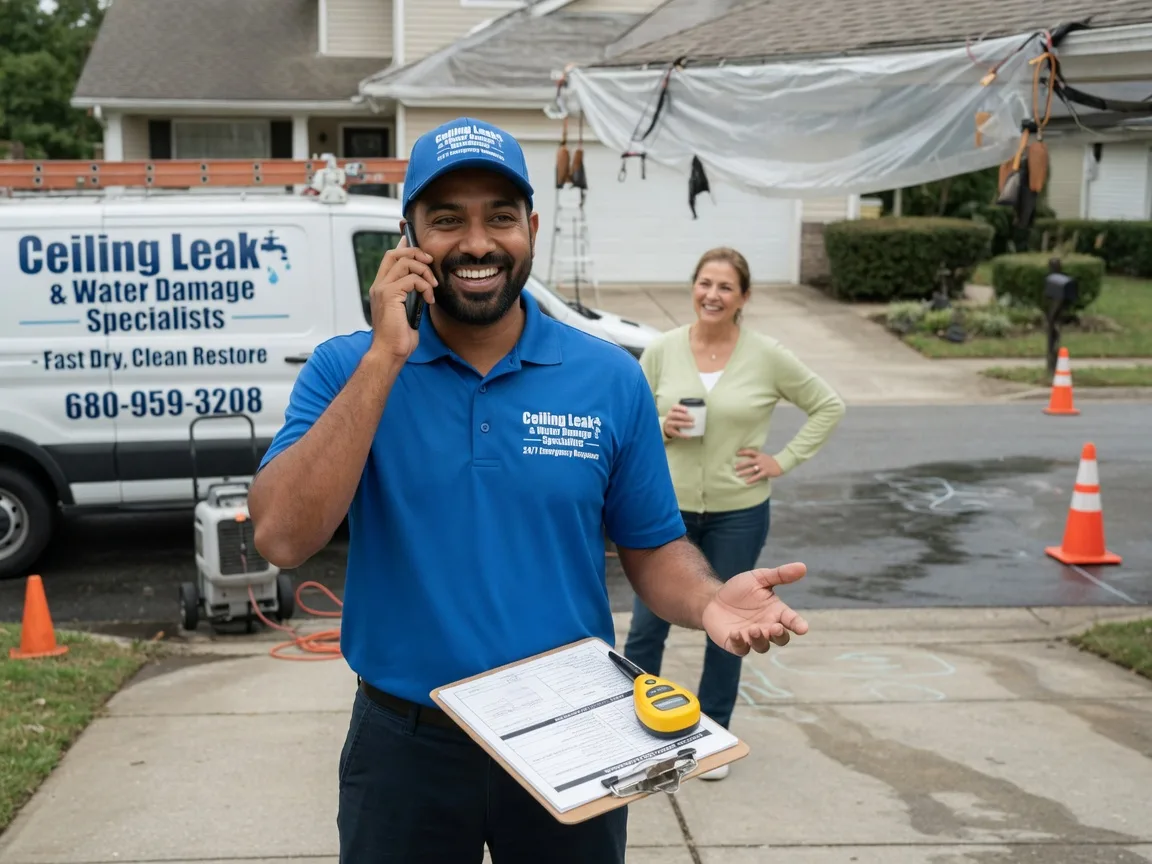 Ceiling Leak Cleanup Cross Lanes, WV FAQs